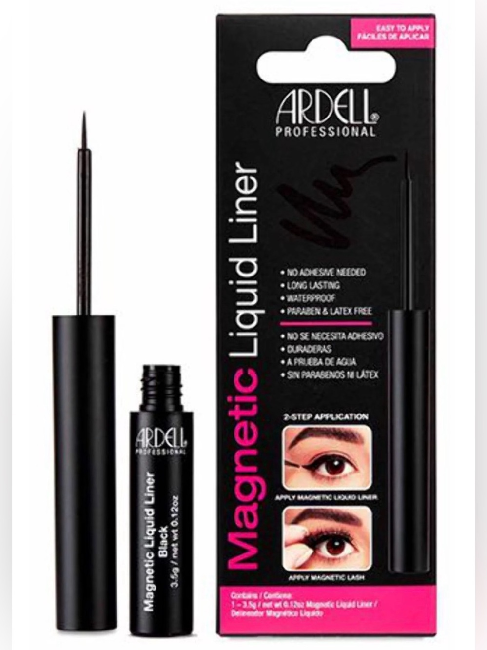 Ardell Magnetic Gel Eye Liner Waterproof, No Adhesive Needed, Long Lasting NIB